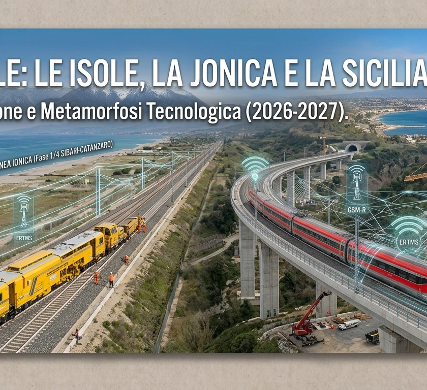 Il Sud e le Isole: Elettrificazione della Ionica e la metamorfosi tecnologica in Sicilia