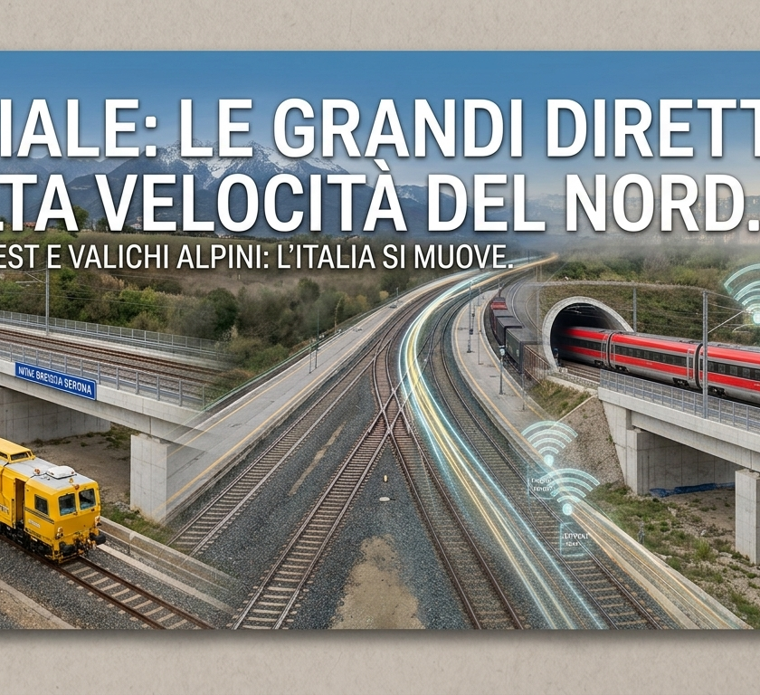 Le Grandi Direttrici e l'Alta Velocità del Nord (Asse Ovest-Est e valichi alpini)