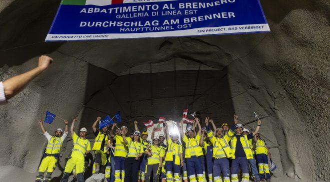 Galleria di Base del Brennero: abbattuti 2 diaframmi tra Italia e Austria