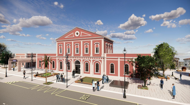 Stazione Teramo: riqualificata la nuova piazza urbana