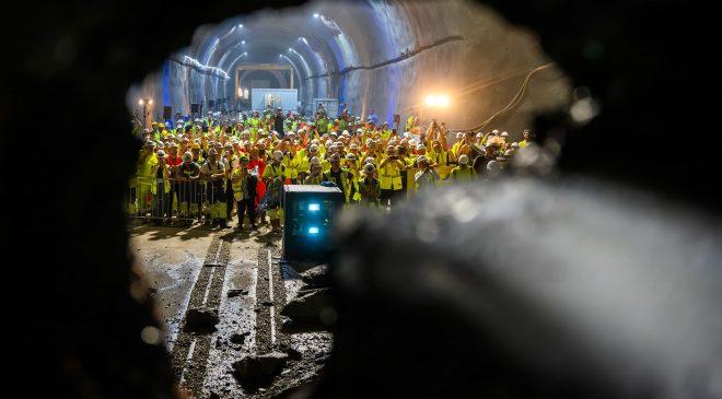 FOTO| Galleria di Base del Brennero, la TBM Wilma completa la canna di linea ovest