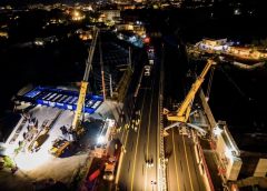 A3 Napoli-Salerno, varato il nuovo cavalcavia Camaldolilli