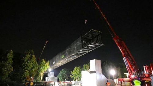 Ponte pedonale Milano Linate 1