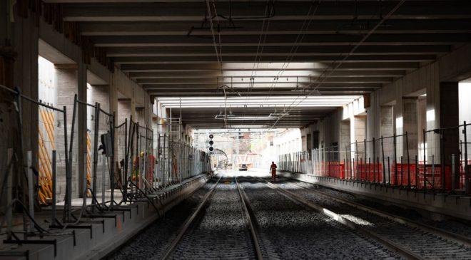 Nuova fermata Pigneto: completate le strutture di fondazione