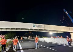 Terza corsia A4: varata campata centrale a Cessalto
