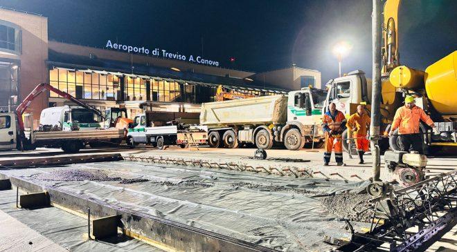 Riqualificazione delle pavimentazioni rigide all’aeroporto di Treviso