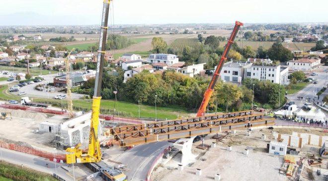 Avvio del varo della prima campata del nuovo viadotto sulla SS14