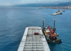 Nuova diga foranea di Genova: raggiunti oltre 1600 metri